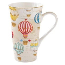 EASY LIFE Air Balloons Coffret Mega Mug 60 Cl Porcelaine EASYLIFE