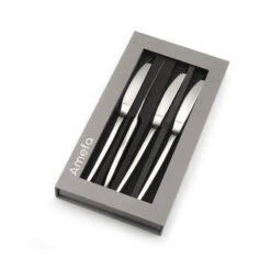 AURORA Standing Coffret Amefa 4 Couteaux Steak Gris Magnet SC 15 AURORA Standing Coffret Amefa 4 Couteaux Steak Gris Magnet SC -Magasin De Cuisine À Domicile aurora standing coffret amefa 4 couteaux steak gris magnet 3