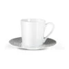 BAGHERA Paire Tasse Café Médard De NOBLAT Pocelaine Décor Platinum - Les 6 1 BAGHERA Paire Tasse Café Médard De NOBLAT Pocelaine Décor Platinum - Les 6 -Magasin De Cuisine À Domicile baghera paire tasse cafe medard de noblat pocelaine decor platinum les 6