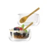 Bols à Double Paroi NUTS Avec Cuillère En Bambou Lot De 2 2 Bols à Double Paroi NUTS Avec Cuillère En Bambou Lot De 2 -Magasin De Cuisine À Domicile bols a double paroi nuts avec cuillere en bambou lot de 2 nvs