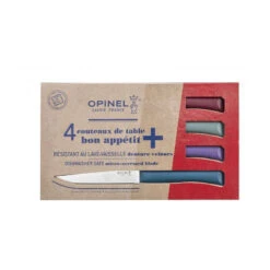 BON APPETIT PLUS Coffret De 4 Couteaux De Table Microdentée Steak OPINEL Glam 4 Couleurs -Magasin De Cuisine À Domicile bon appetit plus coffret de 4 couteaux de table microdentee steak opinel glam 4 couleurs 6