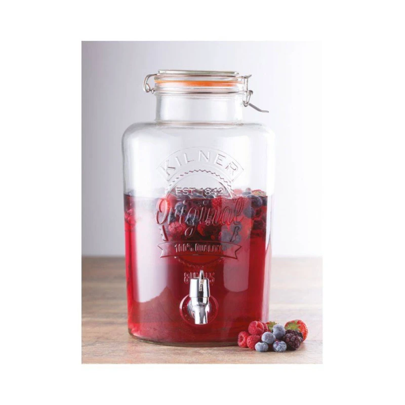 Bonbonne En Verre Avec Robinet Jus Punch Rhum Arrangé KILNER 8 L SC 5 Bonbonne En Verre Avec Robinet Jus Punch Rhum Arrangé KILNER 8 L SC – Image 3