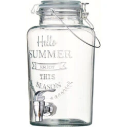 Bonbonne En Verre Robinet Jus Punch Rhum Arrangé Point Virgule 3 L -Magasin De Cuisine À Domicile bonbonne en verre robinet jus punch rhum arrange point virgule 3 l p 12