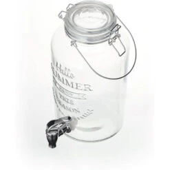 Bonbonne En Verre Robinet Jus Punch Rhum Arrangé Point Virgule 3 L -Magasin De Cuisine À Domicile bonbonne en verre robinet jus punch rhum arrange point virgule 3 l p 3