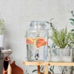 Bonbonne En Verre Robinet Jus Punch Rhum Arrangé Point Virgule 3 L -Magasin De Cuisine À Domicile bonbonne en verre robinet jus punch rhum arrange point virgule 3 l p 7