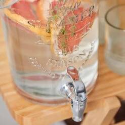 Bonbonne En Verre Robinet Jus Punch Rhum Arrangé Point Virgule 3 L -Magasin De Cuisine À Domicile bonbonne en verre robinet jus punch rhum arrange point virgule 3 l p 8