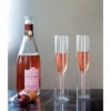 Flûte à Champagne Double Paroi Verre Tube 15 Cl WD Lifestyle - Les 2