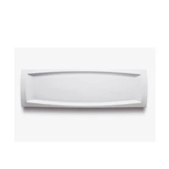 GONDOLA Plat Rectangulaire Porcelaine Blanche L60