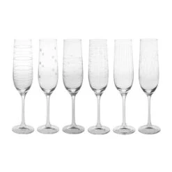 GRAPHIK Flûte 19 Cl En Verre Gravé Les 6 8 GRAPHIK Flûte 19 Cl En Verre Gravé Les 6 -Magasin De Cuisine À Domicile graphik flute 19 cl en verre grave les 6 2