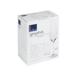GRAPHIK Flûte 19 Cl En Verre Gravé Les 6 9 GRAPHIK Flûte 19 Cl En Verre Gravé Les 6 -Magasin De Cuisine À Domicile graphik flute 19 cl en verre grave les 6 3