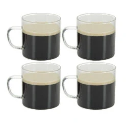 HELYA Tasse Thé Café 25 Cl Verre Borosilicate OGO - Les 4 -Magasin De Cuisine À Domicile helya tasse the cafe 25 cl verre borosilicate ogo les 4 3