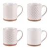 JASPE Coffret Mugs Porcelaine Beige TABLE PASSION 30cl - Les 4