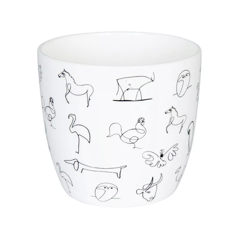 PICASSO ANIMAUX Mug En Porcelaine Könitz 3 PICASSO ANIMAUX Mug En Porcelaine Könitz