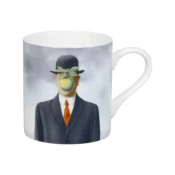 LE FILS DE L'HOMME Mug En Porcelaine By René Magritte De Könitz 11 LE FILS DE L'HOMME Mug En Porcelaine By René Magritte De Könitz -Magasin De Cuisine À Domicile jungle mug en porcelaine vert les 4 3