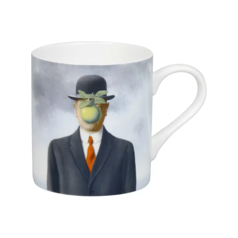 LE FILS DE L'HOMME Mug En Porcelaine By René Magritte De Könitz 6 LE FILS DE L'HOMME Mug En Porcelaine By René Magritte De Könitz – Image 4