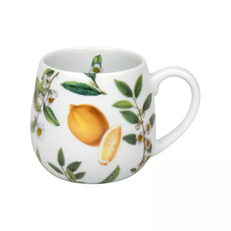 Thé Noir Mug En Porcelaine Citrons Könitz 3 Thé Noir Mug En Porcelaine Citrons Könitz