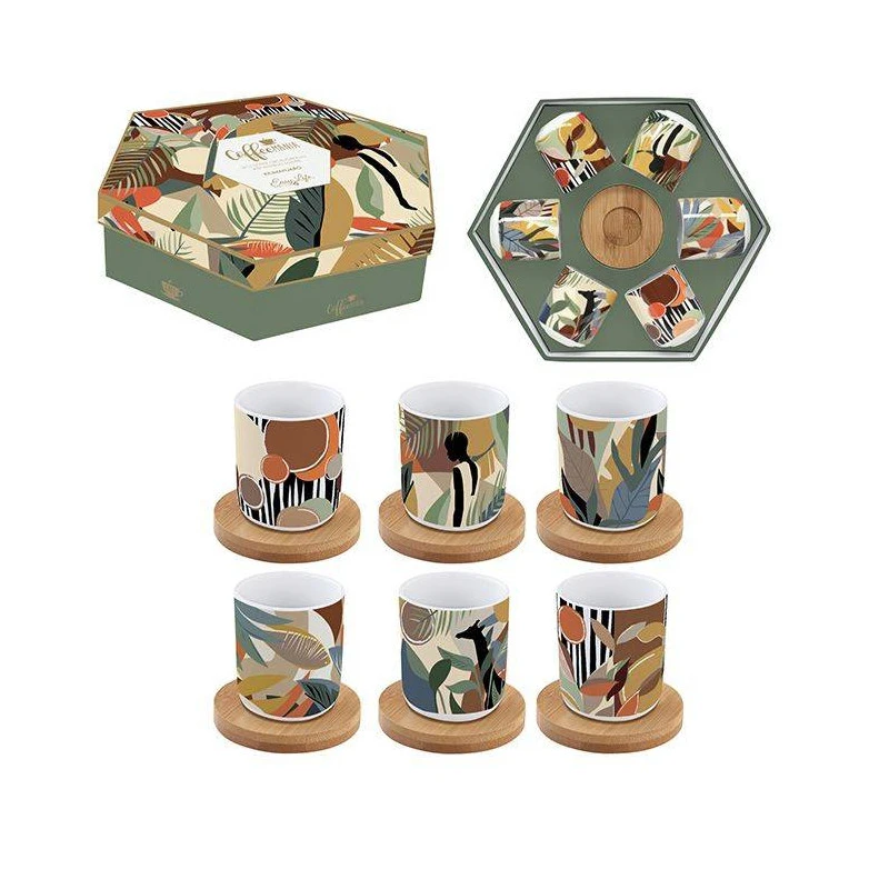 EASY LIFE KILIMANJARO Coffret Tasse Expresso Porcelaine - Les 6 SC 3 EASY LIFE KILIMANJARO Coffret Tasse Expresso Porcelaine - Les 6 SC – Image 2