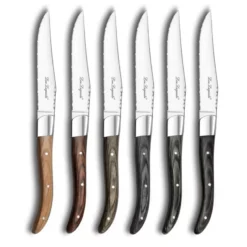 LOUIS Coffret Amefa 6 Couteaux Steak Manche Bois De Pakka Mixés 16 LOUIS Coffret Amefa 6 Couteaux Steak Manche Bois De Pakka Mixés -Magasin De Cuisine À Domicile louis coffret amefa 6 couteaux steak manche bois de pakka mixes p 1 4