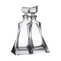 LOVERS Set De 2 Carafes Whisky Ou Alcool 0.5 L
