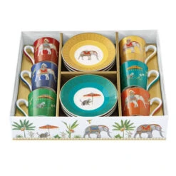 EASY LIFE MARAJAH Coffret Paire Tasse Café Expresso Porcelaine EASYLIFE - Les 6 -Magasin De Cuisine À Domicile marajah coffret paire tasse cafe expresso porcelaine easylife les 6 2