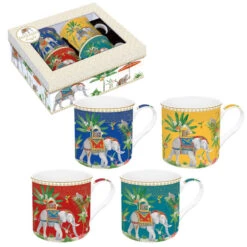 EASY LIFE MARAJAH Mug Porcelaine EASYLIFE - Coffret De 4 -Magasin De Cuisine À Domicile marajah mug porcelaine easylife coffret de 4 3