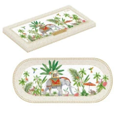 EASY LIFE MARAJAH Plat De Service Ovale En Porcelaine L 33.5 Cm EASYLIFE -Magasin De Cuisine À Domicile marajah plat de service ovale en porcelaine l 335 cm easylife 3