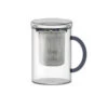 MUG Tasse Tisanière Avec Couvercle En Verre WD Lifestyle 42 Cl Noir