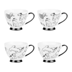 OSCAR Coffret Tasses En Porcelaine TABLE PASSION 20cl - Les 4 -Magasin De Cuisine À Domicile oscar coffret tasses en porcelaine table passion 20cl les 4 3