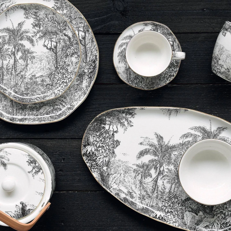 EASY LIFE RAIN FOREST Tasse Thé Café En Porcelaine 12 Cl 4 EASY LIFE RAIN FOREST Tasse Thé Café En Porcelaine 12 Cl – Image 2