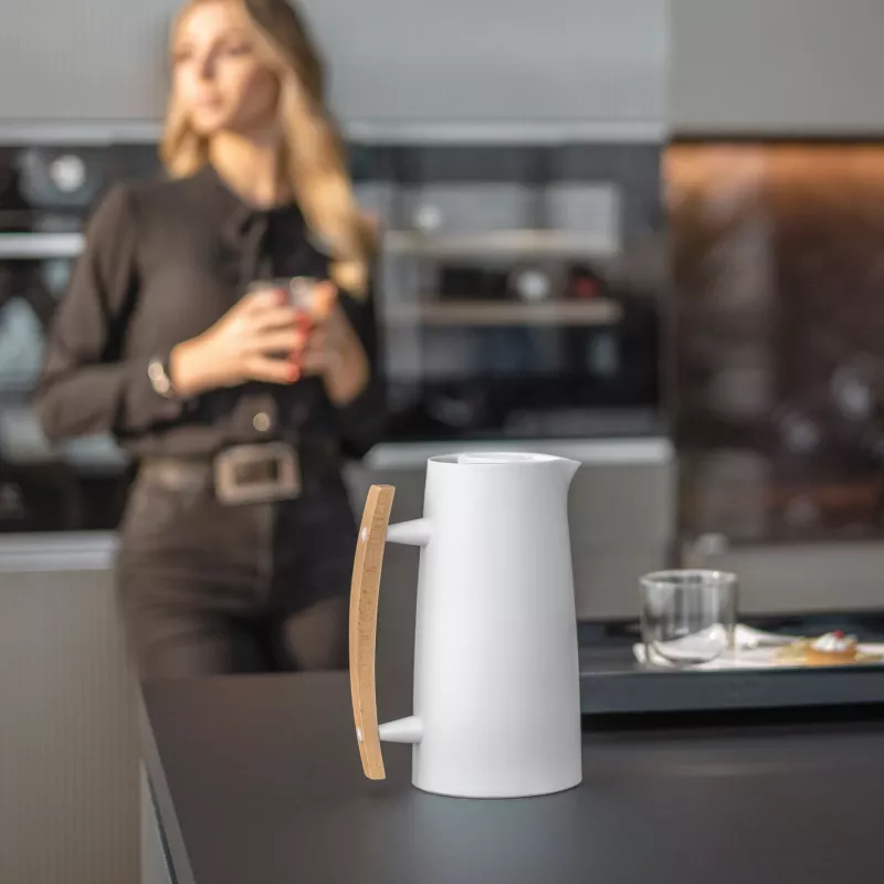 RIVIERA '63 Carafe Thermique GUZZINI 1 L Blanche 4 RIVIERA '63 Carafe Thermique GUZZINI 1 L Blanche – Image 2