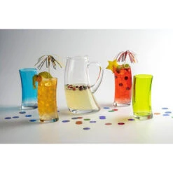 SWING Coffret Pichet 1.3 L Avec 4 Verres Haut 45 Cl LEONARDO SC -Magasin De Cuisine À Domicile swing coffret pichet 13 l avec 4 verres haut 45 cl leonardo 4