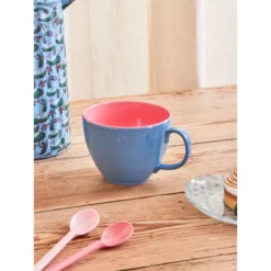 Tasse Jumbo En Mélamine 550 Ml RICE Bleue -Magasin De Cuisine À Domicile tasse jumbo en melamine 550 ml rice bleue nvs 4