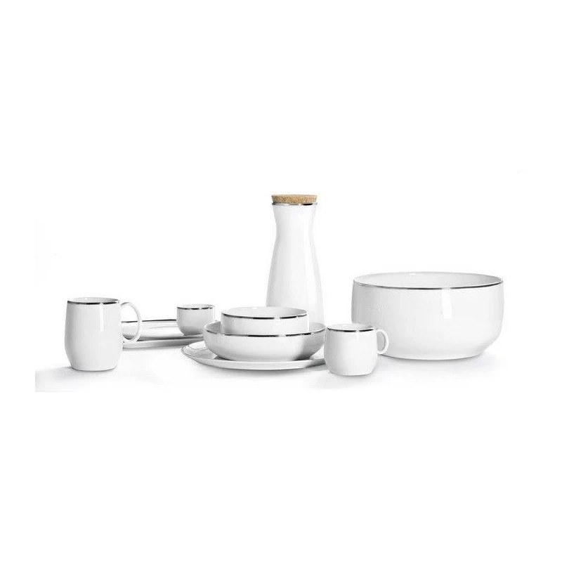 YAKA Porcelaine Blanche Saladier 25 Cm 5L Médard De NOBLAT 6 YAKA Porcelaine Blanche Saladier 25 Cm 5L Médard De NOBLAT – Image 4