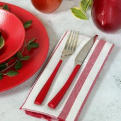 ZEPHYR Soie Ménagère Coffret De 24 Couverts AMEFA Rouge 11 ZEPHYR Soie Ménagère Coffret De 24 Couverts AMEFA Rouge -Magasin De Cuisine À Domicile zephyr soie menagere coffret de 24 couverts amefa rouge 3