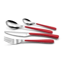 ZEPHYR Soie Ménagère Coffret De 24 Couverts AMEFA Rouge 12 ZEPHYR Soie Ménagère Coffret De 24 Couverts AMEFA Rouge -Magasin De Cuisine À Domicile zephyr soie menagere coffret de 24 couverts amefa rouge 4